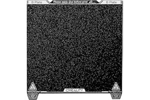 LANKEGU Texture PEI Build Plate für K1 Max, 3D-Drucker Texture PEI Surface Federstahlplatte und magnetische Basis-Druckbettplattform für K1 Max 315 * 310 mm