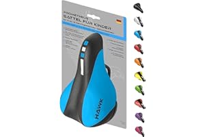 PROMETHEUS BICYCLES Sellino bici bambino | Sella bici bambino unisex | Sella bici bambina per 12 14 16 18 pollici comoda