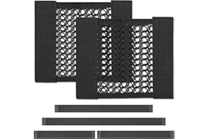 Livdouyu 6 Stück Kofferraum Orgagnizer Klett, Kofferraum Netztasche Elastischer Klettbänder Auto Gepäcknetz Kfz Aufbewahrungsnetz Universal für Auto/SUV