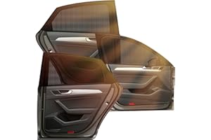 POPYS Set di 3 Pezzi Parasole Auto Bambini con Protezione Solare UV (1 finestra anteiori e 2 pezzi posteriori) | Tendine Parasole Auto Bambini e Neonati