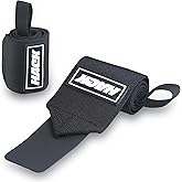 Hack Athletics Professional 24" Stiff Wrist Wraps with Thumb Loops for Men & Women - Hand Grip Wrist Support for Weightliftin