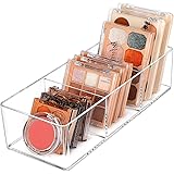 JessLab Organizador de Cajones, Organizador de Maquillaje Acrílico de 3 Compartimento Almacenamiento de Cosméticos Exhibición