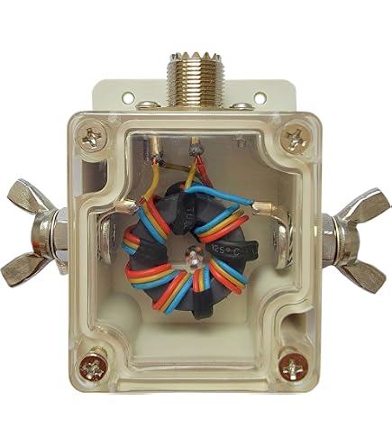 Balun De Tension 1:1 étanche 1.8-50 MHz 500W - Connecteur SO-239, Pour Antennes Radio HF - 12