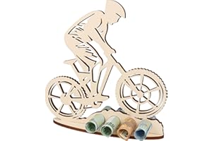 WORTGEFECHTE XL Geldgeschenk aus Holz Mountainbike|Geschenkidee Fahrrad|Gutscheinverpackung|witziges Geschenk|Geldgeschenk für Frauen und Männer (Mountainbike)