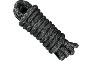 GOPEU 12MM Cuerda de poliéster Alta tenacidad. 5M. Negro