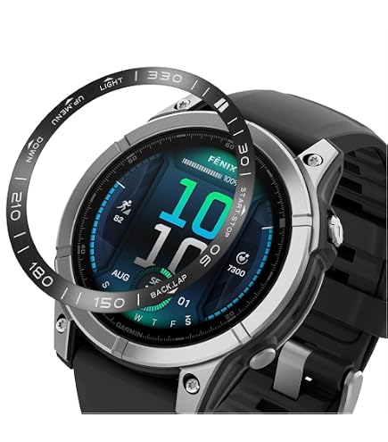 Pare-chocs Métal Pour Garmin Fenix 8 / 8 Pro / Quatix 8 / Tactix 8 (51 Mm) - Anti-chocs, Anti-rayures, Facile à Poser