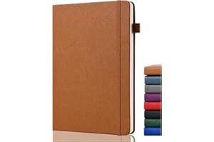 GDMLUP Bullet Dotted Journal – A5 Dotted Notizbuch, 140GSM Dickes Papier, A5 Dotted Journal mit 152 Seiten, Gesäßtasche, Stifthalter, Hardcover Gepunktet Notizbuch für Planung, Notizen, Studium