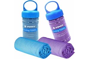 YQXCC Cooling Towel (120x30 cm) Ice Towel for Neck, Soft Breathable Chilly Towel, Microfibre Cool Towel for Yoga, Golf, Gym, Camping, Running, Workout & More Activities