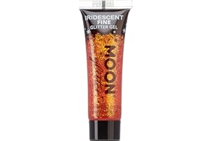 Moon Glitter - Gel brillant fin iridescent - 12ml - Cerise - Pailleté pour visage.