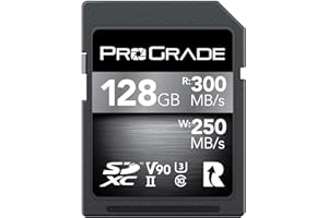 Tarjeta de Memoria ProGrade Digital SDXC UHS-II V90 300R Memory Card (128GB)