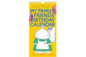 ANDREWS MCMEEL PUBLISHING Sandra Boynton's My Family & Friends Birthday Perpetual Calendar