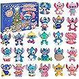 Advent Calendar 2024 Christmas,24-Day Christmas Countdown Calendar for Kids and Adults with 24Pcs Action Figures, Friends - Living Room & Desk Decors，Christmas Vacation Gifts (B)
