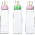 NUK Gerber First Essential Clear View BPA Free Plastic Nurser with Latex Nipple, 9 Ounce, 3 Pack