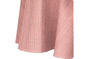 heimtexland ® Outdoor-Tischwäsche Meliert Garten Deko Tischdecke rund 145 Rosa Typ645