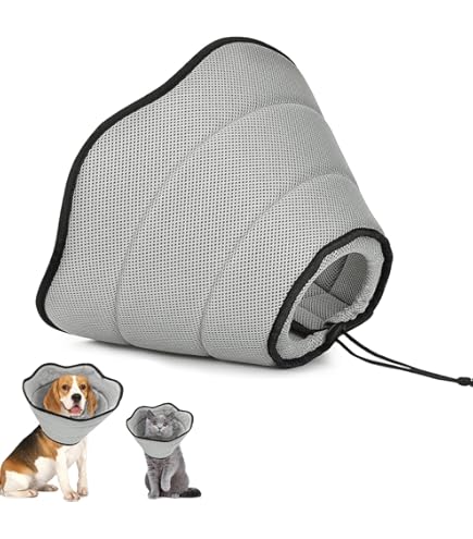 Dog Cone Collar For After Surgery, Soft Adjustable Pet Recovery Collar For Anti Bite Lick Wound Healingm