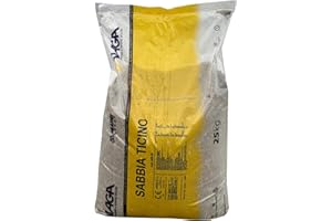 Centro Natura & Pet Shop Sabbia Ticino Vaga Mapei per Preparazione Calcestruzzo Malta Intonaco Granulometria 0,1-0,9mm Confezione 25kg