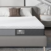 BedStory - Mattress (160 x 200 cm, Height 18 cm, 7-Zone Memory Foam Mattress, Medium Firm with Support, Back Pain Relief, Ant