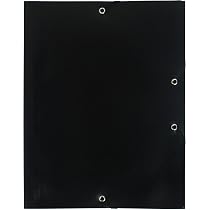 Chemise à Élastiques Scotten Exacompta - Format A4, Noire, 300 Feuilles