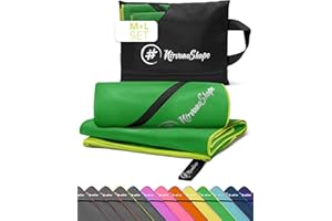 NirvanaShape Toallas de Microfibra | Absorbentes, Ligeras, de Secado rápido | Toallas de baño, Toalla de Viaje, Toallas Deportivas | Ideales para Viajar, IR al Gimnasio, la Playa, Practicar Yoga