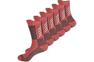 Gogogoal Thick Non-slip Sock for Men Women Terry Hiking Sock Soft Comfy Cushioned Wool Thermal Athletic Sock for Running Walking Skiing…