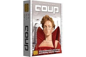 Indie Boards and Cards , Coup , Card Game , Ages 14+ , 2-6 Players , 15 Minute Playing Time