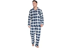 CityComfort Pigiama Uomo Invernale Quadri, Pigiami Tartan a Maniche Lunghe