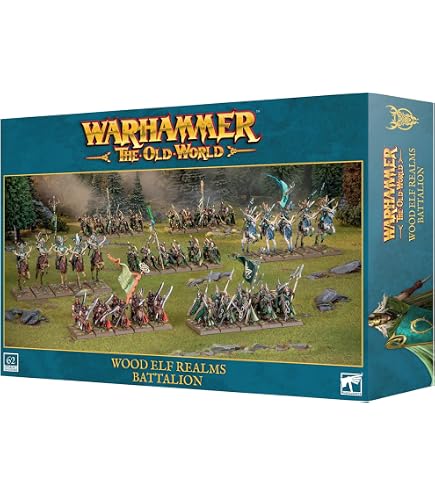 Games Workshop - Warhammer - Il Mondo Oid - Reami Elfi Legni: Battaglione (set di scatole dell'esercito