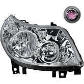 LONGLING Right Headlights with Motor for Fiat Ducato Citroen Jumper Peugeot | Passenger Side Headlight with Motor Suitable fo