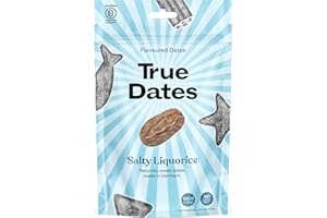 ‎TRUE GUM True Dates - Salty Liquorice | Naturally Flavoured Dates | Liquorice - Flavour | 100g