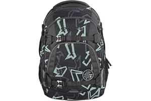 Coocazoo Schulrucksack MATE, ergonomischer & anpassbarer Tornister, höhen- & größenverstellbar, mit Brustgurt & Hüftgurt, leicht & individuell, ab der 3. Klasse