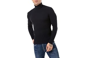 Redbridge Maglia a Collo Alto da Uomo Dolcevita Maglione