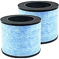 2 Pack F100 3-in-1 H13 True HEPA Replacement Filters Compatible with Instant AP100, Pre-Filter & H13 Grade True HEPA Filter & High Efficiency Activated Carbon Filter, Part# F100