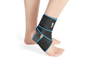 BODYPROX Regulowana kostka, ochrona kostki do uprawiania sportu, rozmiar uniwersalny dla mężczyzn i kobiet