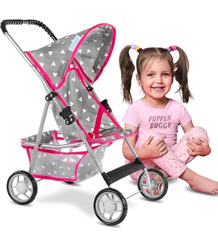 Pippi Langstrumpf Poppenwagen, Sulky poppenbuggy voor kinderen Pippi Langstrumpf Poppenwagen, Sulky poppenbuggy voor kinderen