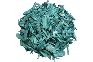 mamikatou Copeaux de Bois paillage Deco Turquoise en 10L