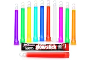 The Glowhouse - Premium-Leuchtstäbe - L 150 mm (6“) - 10 Stück