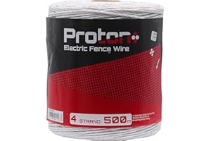 HOTLINE Proton Electric Fence Polywire 500m for electric fences for livestock cows pigs sheep and more