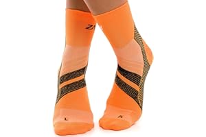 ZaTech Calze a Compressione per Fascite Plantare, Calzini Caviglia Supporto, Tutore Sportiva Elastica Cavigliera Ortopedica