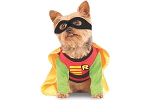 RUBIES Official Rubie's DC Comic RobinTeen Titans Pet Dog Costume, Super Hero Gift, Size Medium Halloween Halloween