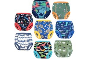 FLYISH DIRECT Calzones de Entrenamiento niño de Algodón Pañal de Aprendizaje Bragas de Aprendizaje 2-6 años