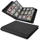 Toploader Binder,Toploader Hard Cases, 9-Pocket Pages Sleeves Hold up 288 Cards.Toploader Card Binder with Sleeves for &ldquo;3&times;4&rdquo; 