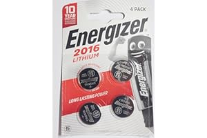 MSTJRY Energizer Batterie au Lithium CR2016 3 V Ref E300520400 Lot 4 149376