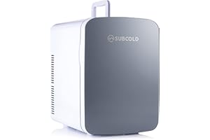 Subcold Ultra 15 Mini Fridge Cooler & Warmer | 3rd Gen | 15L capacity | Compact, Portable and Quiet | AC+DC Power Compatibility (Grey)