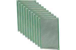 Heevhas PCB - Placa de circuito impreso universal de doble cara (PCB, 9 x 15 cm, 10 unidades)