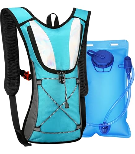 Water Buffalo Hydration Backpack - Lightweight Hydration Pack With 2L Water Bladder - Water Backpack For Hiking, Running, Biking, And Raves - Road Runner 12L Hydropack Backpack
