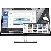 HP E27q G4 27 Inch QHD Ergonomic Office Monitor with Low Blue Light Content, 4-Way Adjustment, Sustainably Produced, Connecti