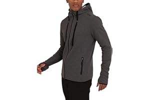 TCA Chaqueta de Running Revolution Tech con Capucha y Bolsillos con Cremallera para Hombre