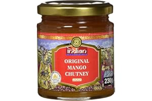 ‎TRULY INDIAN TRULY INDIAN Mango Chutney Original – Fruchtig-aromatische Fruchtpaste als Dip oder Fertigsauce für schnelle Gerichte – Indisch kochen mit natürlichen Zutaten – 230 g (1er Pack)