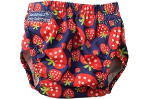 Konfidence Splashy AquaNappy - Our Reusable Eco-Friendly One Size Fits All Swim Nappy Made with Recycled Plastics up to 30 Months - Easy to Clean & Machine Washable
