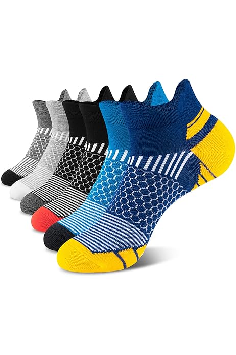 6Pairs Ankle Socks Womens Athletic Running No Show Cushioned Low Cut